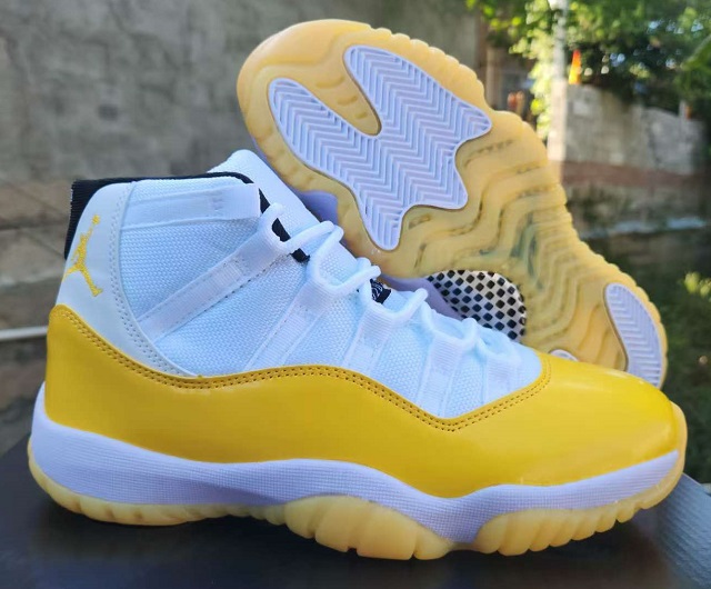 Air Jordan 11 Retro White Yellow